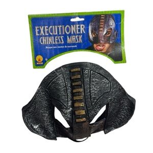 Rubie’s executioner chinless mask brand new attached to packaging, never worn!